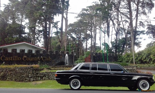 Castillo Country Club, San Rafael, Costa Rica. MERCEDES LANG CLASSIC LIMOUSINE RIDES.