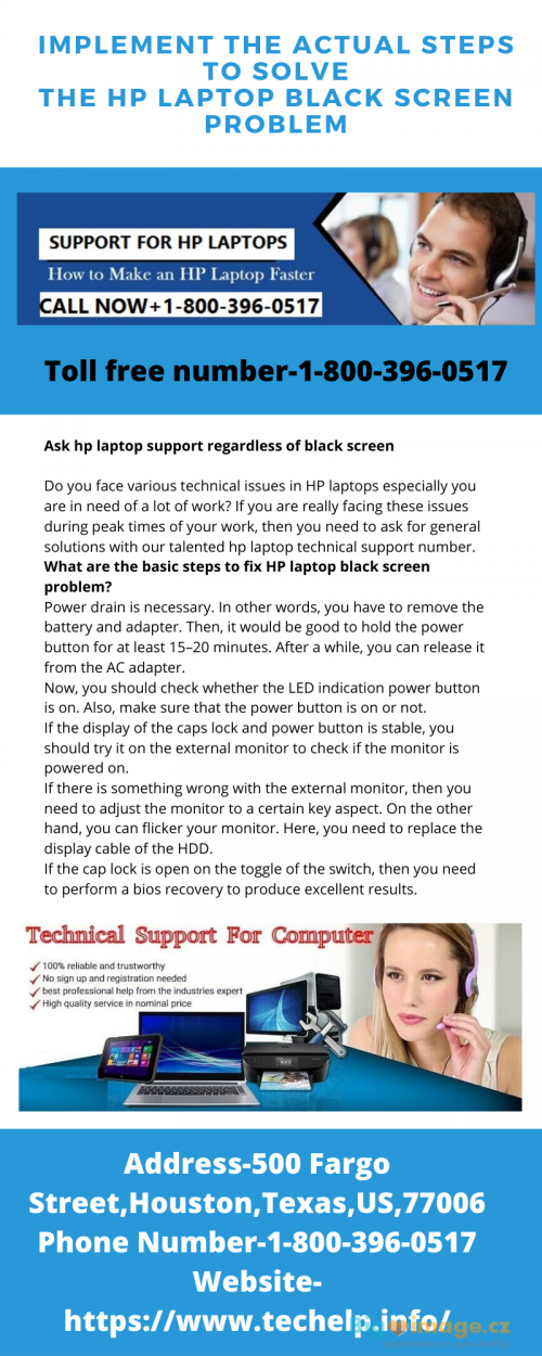 Implement the actual steps to solve the HP laptop black screen problem
