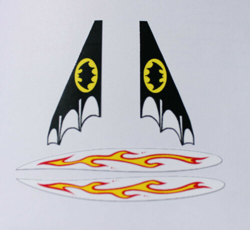 Batboat 107 Sticker Black a1