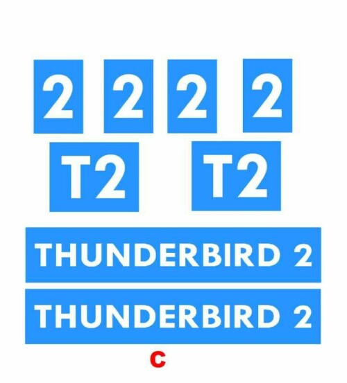 Dinky Thunderbird 2 blue