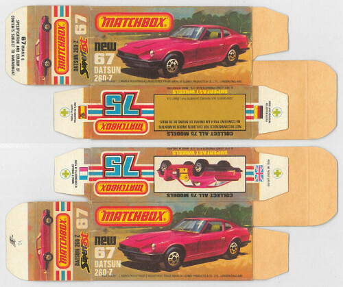 Matchbox Miniatures Picture Box L Type Datsun 260 Z Collectible Packaging 2c4dafe0 6163 434a 9dff f3