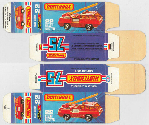 Matchbox Miniatures Picture Box K Type Blaze Buster Collectible Packaging 82b8a768 885a 4469 83b3 ac