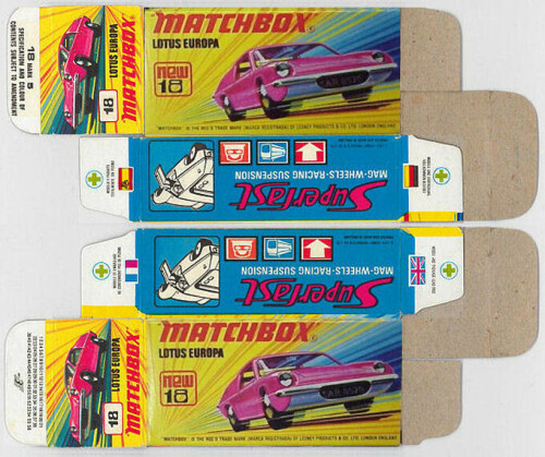 Matchbox Miniatures Picture Box Japanese I Type Lotus Europa Collectible Packaging 6ea51f00 1d37 4b7