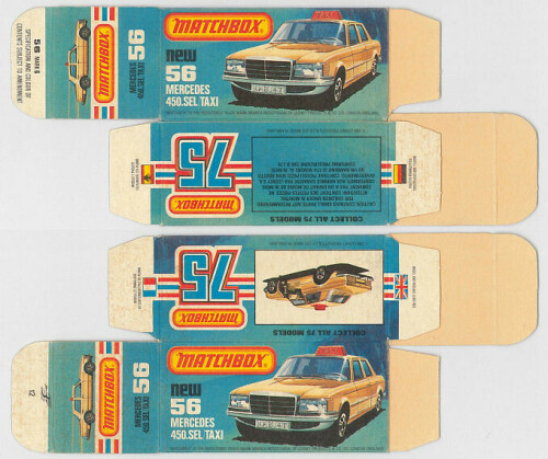 Matchbox Miniatures Picture Box L Type Mercedes 450 SEL Collectible Packaging 03e3730b 4d82 4939 8da