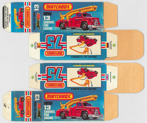 Matchbox Miniatures Picture Box L Type GMC Snorkel Fire Engine Collectible Packaging 58d67dce 14df 4