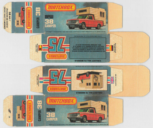 Matchbox Miniatures Picture Box L Type Ford Camper Collectible Packaging 564bbf26 017f 4d34 a763 788
