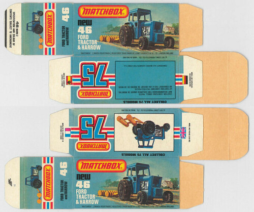 Matchbox Miniatures Picture Box L Type Ford Tractor Collectible Packaging 2e26ed38 247a 45cc 9733 49