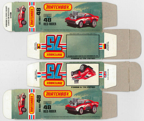 Matchbox Miniatures Picture Box L Type Red Rider Collectible Packaging 5d708d1e b7f3 46be 89c5 c9d33