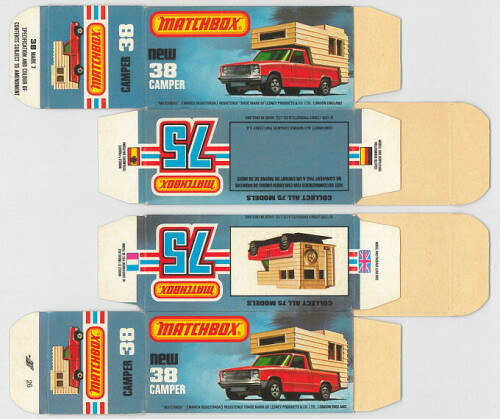 Matchbox Miniatures Picture Box L Type Ford Camper Collectible Packaging b93735e6 66e8 403f 96ab 850