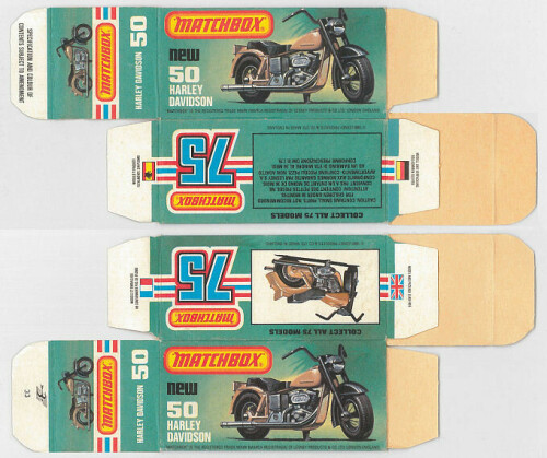 Matchbox Miniatures Picture Box L Type Harley Davidson Sportster Collectible Packaging 33987ea5 b908