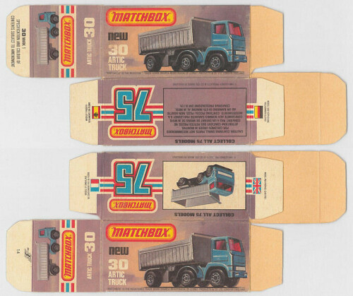 Matchbox Miniatures Picture Box L Type Leyland Articulated Truck Collectible Packaging 44d1af3c 4a83