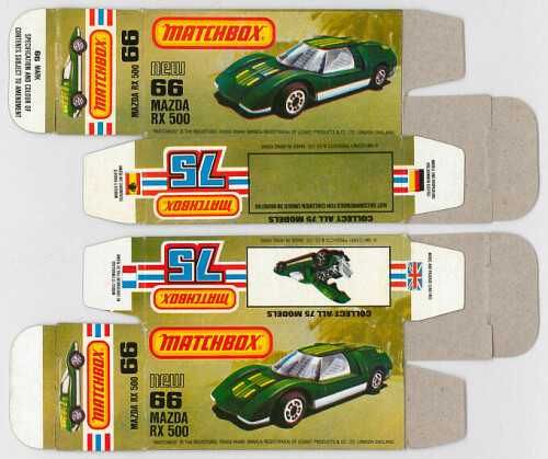 Matchbox Miniatures Picture Box L Type Mazda RX 500 Collectible Packaging a95904d9 c8ec 4582 8862 06