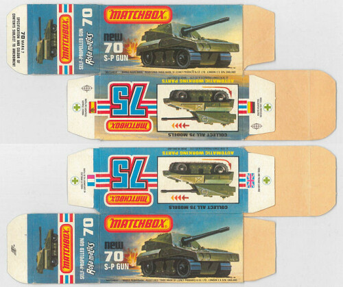 Matchbox Miniatures Picture Box L Type S.P. Gun Collectible Packaging b125c733 db80 4391 a32d fe7d0c