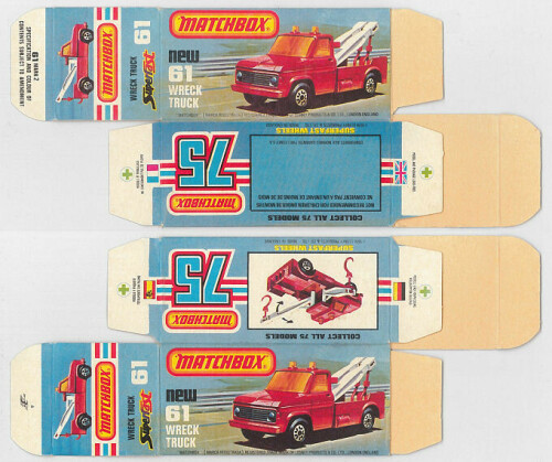 Matchbox Miniatures Picture Box L Type Ford Wreck Truck Collectible Packaging 6f10aaa7 f9b5 4db8 a64