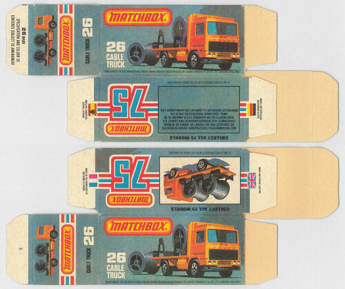 Matchbox Miniatures Picture Box L Type Volvo Cable Truck Collectible Packaging 2baaddbb 174e 4cfe bc