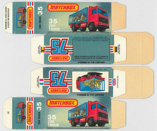 Matchbox Miniatures Picture Box L Type Volvo Zoo Truck Collectible Packaging 76b39094 0147 4205 9302