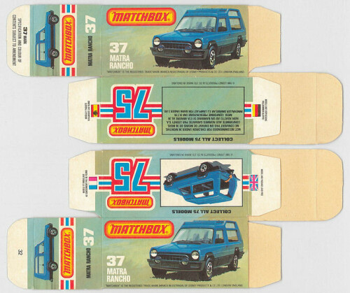 Matchbox Miniatures Picture Box L Type Talbot Matra Rancho Collectible Packaging ff0e8a60 ff57 456d 