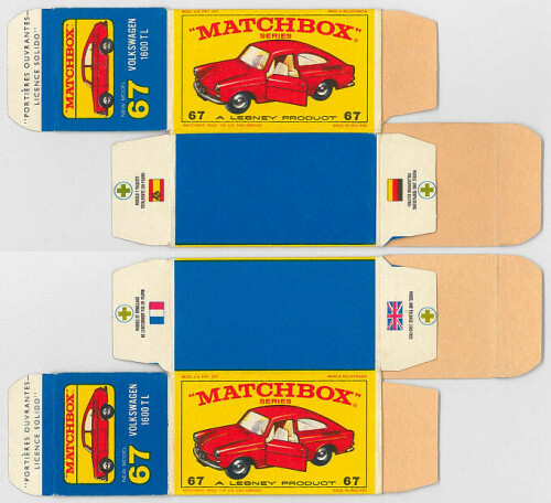 Matchbox Miniatures Picture Box E Type Volkswagen 1600 TL Collectible Packaging d9c1c8ac 9133 464a b