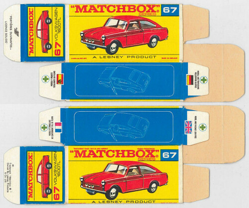 Matchbox Miniatures Picture Box F Type Volkswagen 1600 TL Collectible Packaging 90ba5e8b d5f8 4290 b