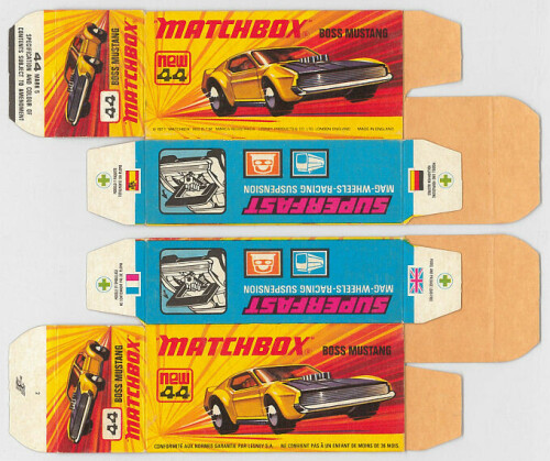 Matchbox Miniatures Picture Box I Type Boss Mustang Collectible Packaging 6ec09644 c23b 408f a1c8 d4