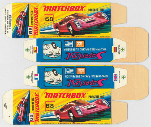 Matchbox Miniatures Picture Box I Type Porsche 910 Collectible Packaging 1ff3e7df 0feb 4ec4 b3a8 a63