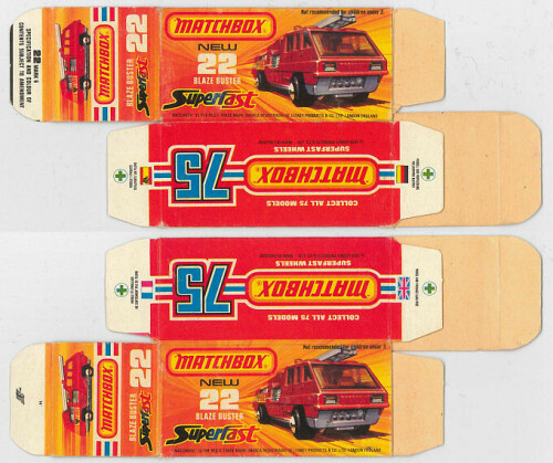 Matchbox Miniatures Picture Box J Type Blaze Buster Collectible Packaging 713f07a9 0f33 403a a556 c8