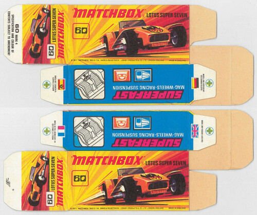 Matchbox Miniatures Picture Box I Type Lotus Super Seven Collectible Packaging db1b2596 6005 480f b4
