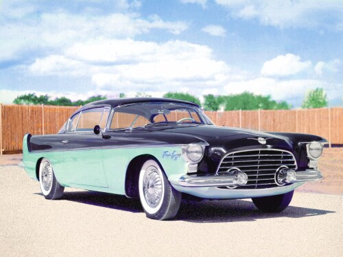 1955 Flight Sweep II Concept Car Green & Black lfvr (DaimlerChrysler Historical Collection)