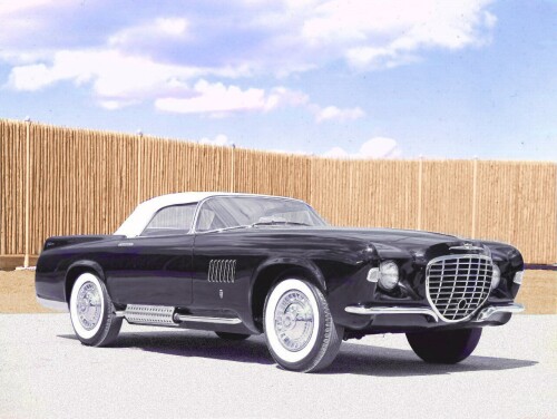 1955 Chrysler Falcon Concept Car Black Low fvr (DaimlerChrysler Historical Collection)