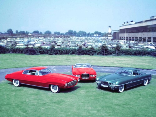 1954 DeSoto Adventurer, Chrysler Fire Arrow & Dodge Concept Cars hfv (DaimlerChrysler Historical Col