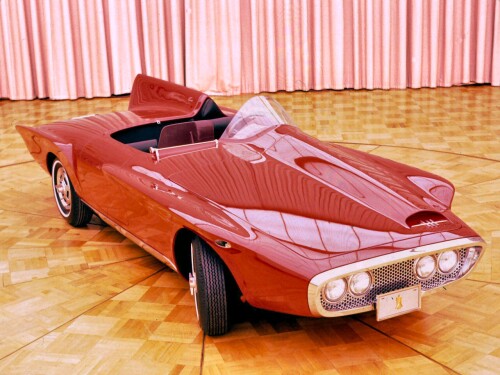 1960 Plymouth XNR Concept Car Red hfvr Large (DaimlerChrysler Historical Collection)