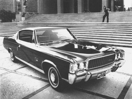 1971 AMC Rambler Ambassador 2 Door Hardtop fvr BW (DaimlerChrysler Historical Collection)