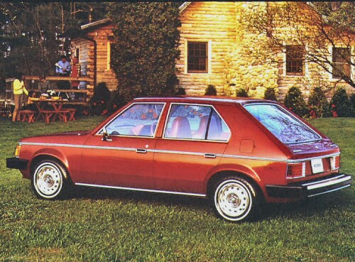 1984 Dodge Omni 4 Door Sedan Red rvl (DaimlerChrysler Historical Collection)