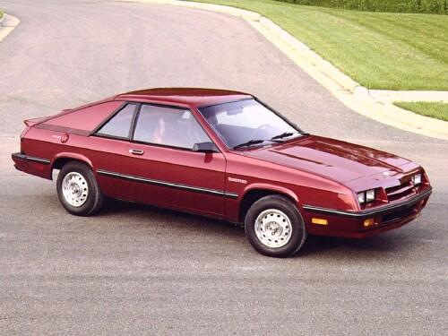 1987 Plymouth Turismo Coupe Red hfvr (DaimlerChrysler Historical Collection)