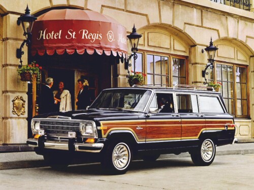 1986 Jeep Wagoneer Limited Black fvl (DaimlerChrysler Historical Collection)