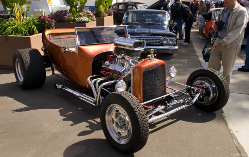 1923 Ford T Bucket fiberglass replica copper metallic fvr