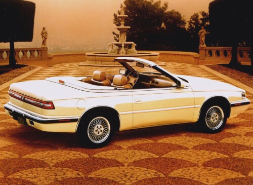 1989 Chrysler TC By Maserati Light Yellow rvr (DaimlerChrysler Historical Collection)