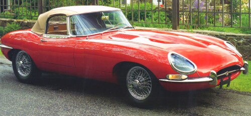 1967 Jaguar XKE Roadster Red fvr