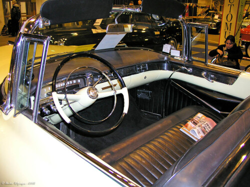 1954 Cadillac 62 convertible interior