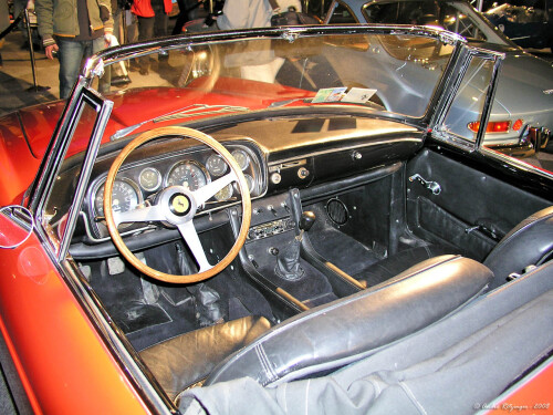 Ferrari 250 GT cabriolet by Pininfarina 1961 interior