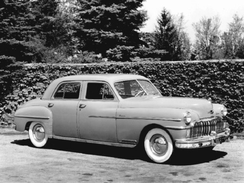 1949 DeSoto 4 Door Sedan fvr BW (DaimlerChrysler Historical Collection)