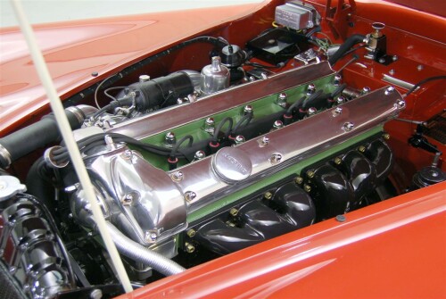1955 Jaguar XK 140 Roadster Red Tan 20