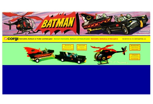 CT Gift Set 40 Batmobile, Batboat on Trailer + Batcopter b A3+ (1)