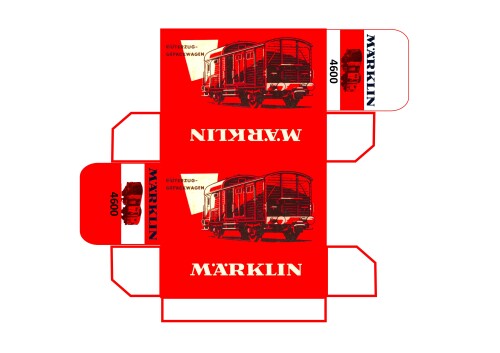 Marklin 4600 Guterzug Gepackwagen
