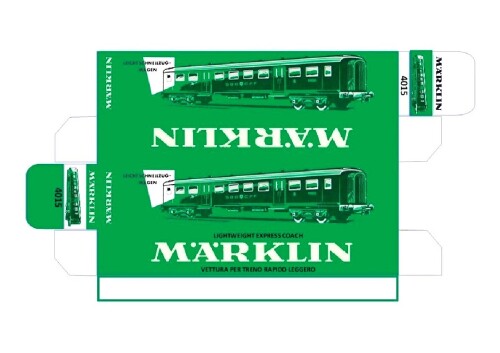 Marklin 4015 Leicht Schnellzug Wagen