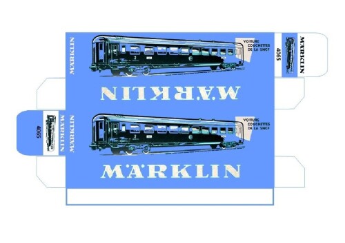 Marklin 4065 Voiture Couchettes de la S.N.C.F A3.