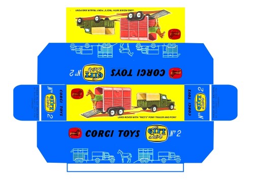 CT Gift Set 2 Land Rover with Rice's Pony Trailer and Pony A3 (1)