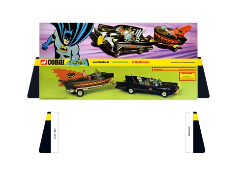 CT Gift Set 3 Batmobile + Batboat & Trailer 1976 02 A3