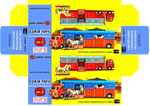 CT1130 Circus Horse Transporter with Horses 2 (1)