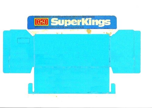 K 9 SuperKings K 9 Fire Tender 1978 Inlay